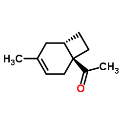 Ethanone, 1-(4-methylbicyclo[4.2.0]oct-3-en-1-yl)-, cis- (9CI)结构式