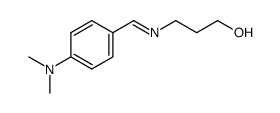 3-(4-dimethylamino-benzylidenamino)-propan-1-ol结构式