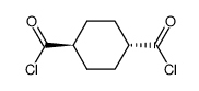 1,4-Cyclohexanedicarbonyl dichloride, cis- (9CI) Structure
