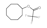 Acetic acid,2,2,2-trifluoro-, cyclooctyl ester structure