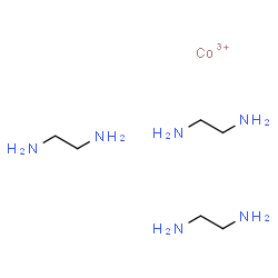 tris(ethylenediamine)cobalt(III) Structure