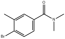 4-溴-N,N,3-三甲基苯甲酰胺结构式