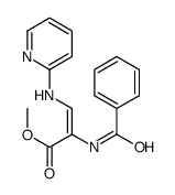 methyl 2-benzamido-3-(pyridin-2-ylamino)prop-2-enoate Structure