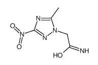 2-(5-methyl-3-nitro-1,2,4-triazol-1-yl)acetamide Structure