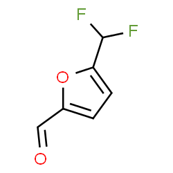 2-Furancarboxaldehyde, 5-(difluoromethyl)- (9CI) structure