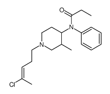 N-[1-(4-chloropent-3-enyl)-3-methylpiperidin-4-yl]-N-phenylpropanamide Structure