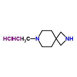 7-Methyl-2,7-diazaspiro[3.5]nonane dihydrochloride Structure
