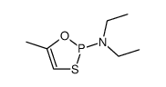 2-diethylamino-5-methyl-1,3,2-oxathiaphospholene结构式
