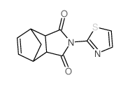 4-(1,3-thiazol-2-yl)-4-azatricyclo[5.2.1.0~2,6~]dec-8-ene-3,5-dione结构式