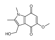 3-(hydroxymethyl)-5-methoxy-1,2-dimethyl-1H-indole-4,7-dione picture