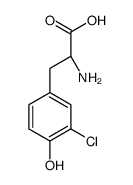 3-Cl-D-Tyr-OH structure