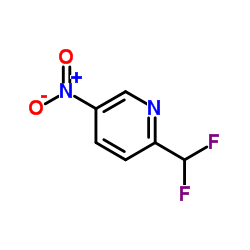 2-(Difluoromethyl)-5-nitropyridine structure