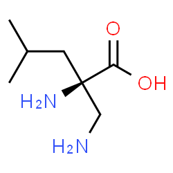 L-Leucine, 2-(aminomethyl)- (9CI) structure