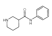 PIPERIDINE-3-CARBOXYLIC ACID PHENYLAMIDE Structure