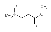 methyl phosphonopropanoate结构式