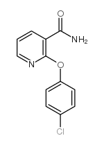 2-(4-chlorophenoxy)pyridine-3-carboxamide Structure
