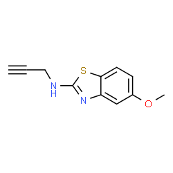 2-Benzothiazolamine,5-methoxy-N-2-propynyl-(9CI) Structure