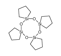 6,12,18,24-tetraoxa-5,7,13,19-tetrasila-tetraspiro[4.1.47.1.413.1.419.1]tetracosane结构式