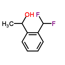 1-(2-(Difluoromethyl)phenyl)ethanol Structure