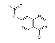 7-ACETOXY-4-CHLOROQUINAZOLINE结构式