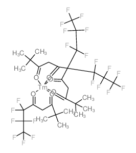 6,6,7,7,8,8,8-heptafluoro-2,2-dimethyl-octane-3,5-dione; thulium structure