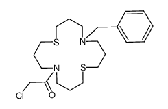 5-benzyl-1,9-dithia-13-chloroacetyl-5,13-diazacyclohexadecane Structure