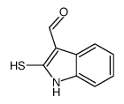 2-sulfanyl-1H-indole-3-carbaldehyde结构式