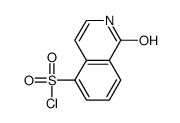 1-Oxo-1,2-dihydro-5-isoquinolinesulfonyl chloride结构式