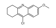 6-methoxy-9-chloro-1,2,3,4-tetrahydroacridine结构式