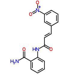 2-{[(2E)-3-(3-Nitrophenyl)-2-propenoyl]amino}benzamide结构式