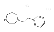 1-(2-Phenylethyl)-1,4-diazepane dihydrochloride structure