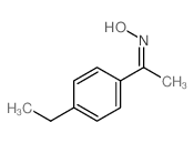 Acetophenone, 4-ethyl-, oxime结构式