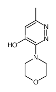 6-methyl-3-morpholin-4-yl-1H-pyridazin-4-one结构式