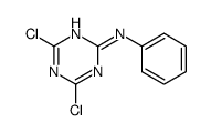 4,6-二氯-N-苯基-1,3,5-三嗪-2-胺结构式