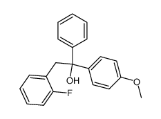 2-(2-FLUOROPHENYL)-1-(4-METHOXYPHENYL)-1-PHENYLETHANOL Structure