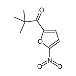 2,2-dimethyl-1-(5-nitrofuran-2-yl)propan-1-one结构式