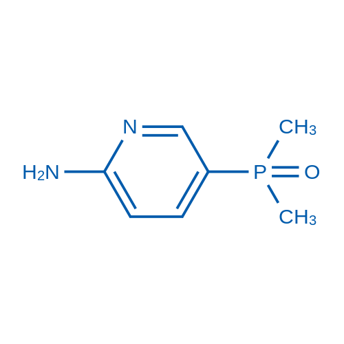 (6-Aminopyridin-3-yl)dimethylphosphine oxide structure