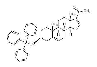 Pregna-5,16-dien-20-one,3b-(trityloxy)- (8CI)结构式