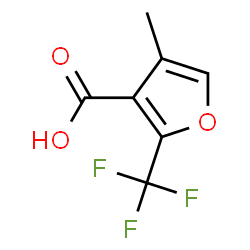 3-FURANCARBOXYLIC ACID, 4-METHYL-2-(TRIFLUOROMETHYL)- Structure