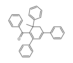 (6-methyl-2,4,6-triphenyl-cyclohexa-1,3-dienyl)-phenyl ketone结构式