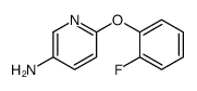 6-(2-fluorophenoxy)pyridin-3-amine structure