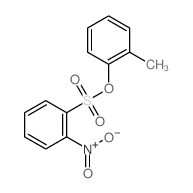 Benzenesulfonic acid, 2-nitro-, 2-methylphenyl ester picture