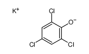 potassium 2,4,6-trichlorophenolate Structure