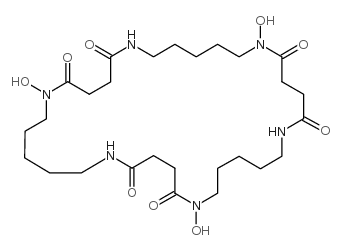 Nocardamine(Deferrioxamine E)结构式