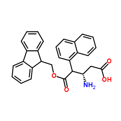 Fmoc-(S)-3-Amino-4-(1-naphthyl)-butyric acid Structure