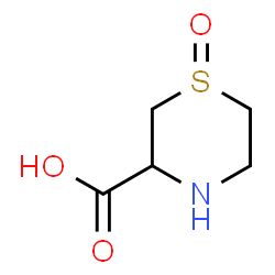 3-Thiomorpholinecarboxylicacid,1-oxide,(1S,3S)-(9CI)结构式