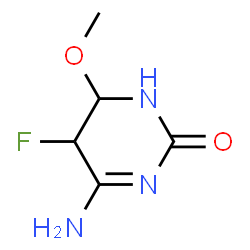 2(1H)-Pyrimidinone,4-amino-5-fluoro-5,6-dihydro-6-methoxy-(9CI)结构式