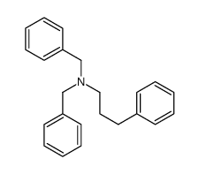 N,N-dibenzyl-3-phenylpropan-1-amine结构式