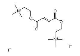 trimethyl-[2-[(Z)-3-(2-trimethylammonioethoxycarbonyl)prop-2-enoyl]oxy ethyl]azanium diiodide structure