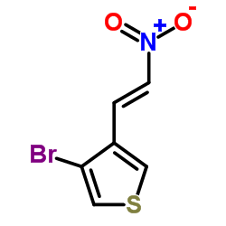 3-Bromo-4-[(E)-2-nitrovinyl]thiophene Structure